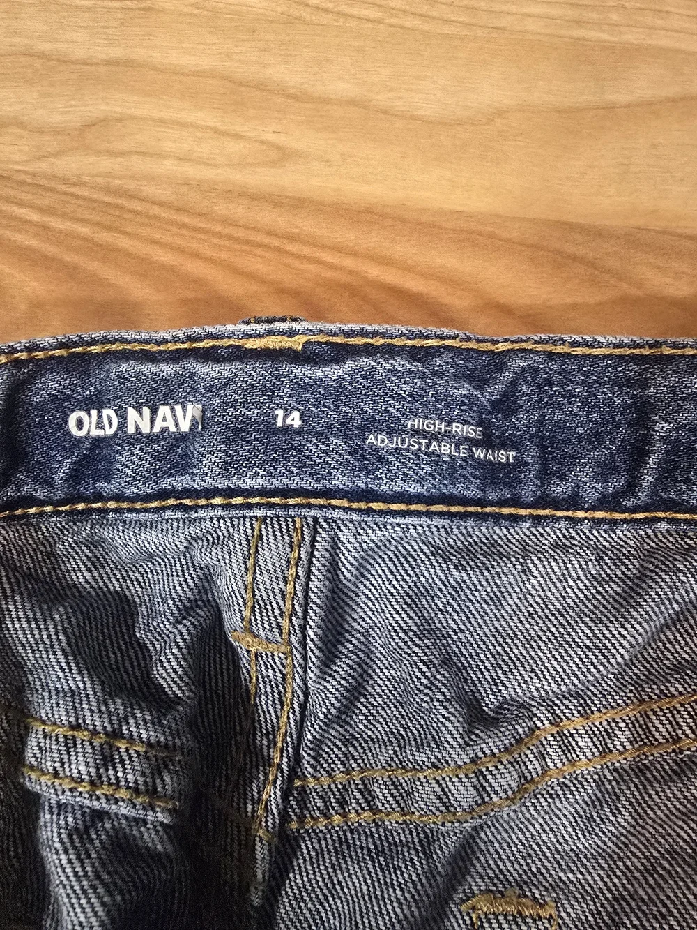 Old Navy Girl's Distressed Blue Denim Cutoff Shorts